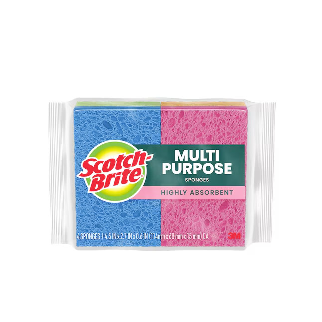 ocelo Multi-Purpose Cellulose Sponge 4 -Pack