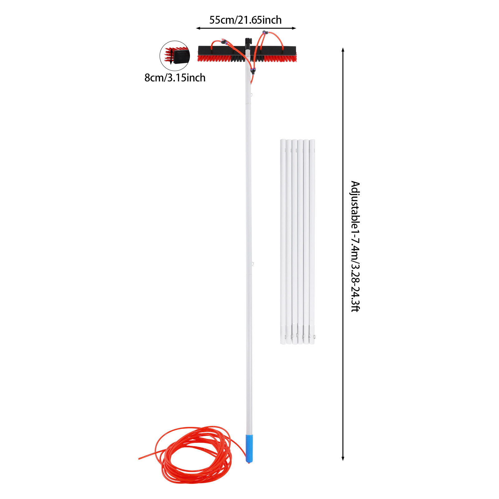 Cleaning Brush Kit for Solar Panel Window Cleaning Equipment Window Clean Tool