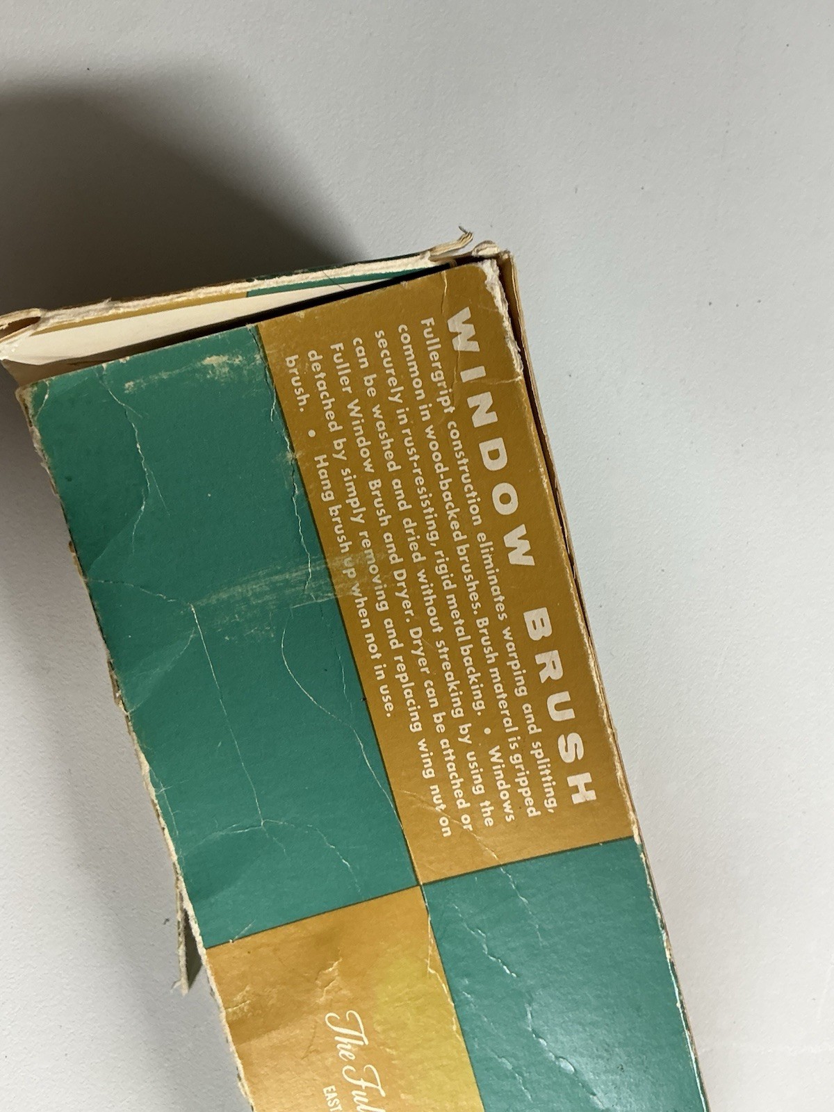 Vintage Fuller Brush Company Window Brush No. 326 Original Box Made In USA NIDB