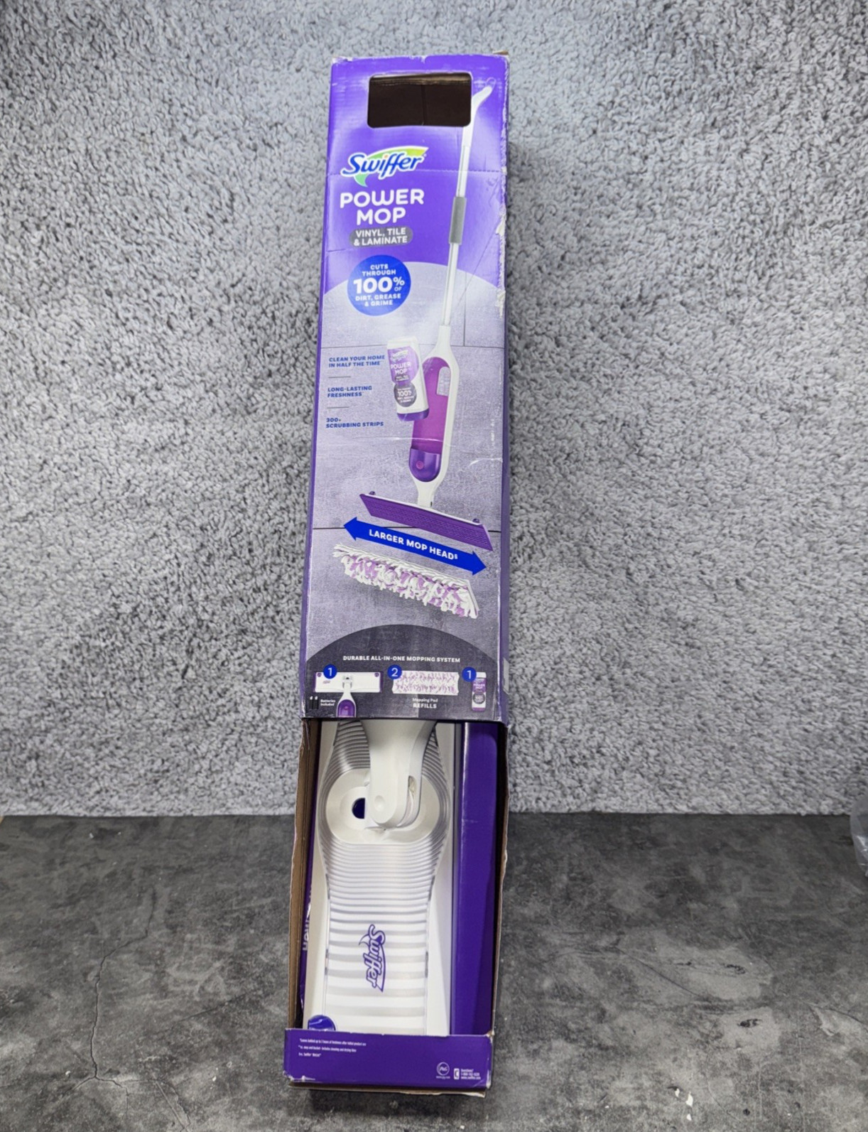Spray Mop Floor Cleaner Vinyl Tile Laminate Swiffer Kit Pads Solution Wet Jet