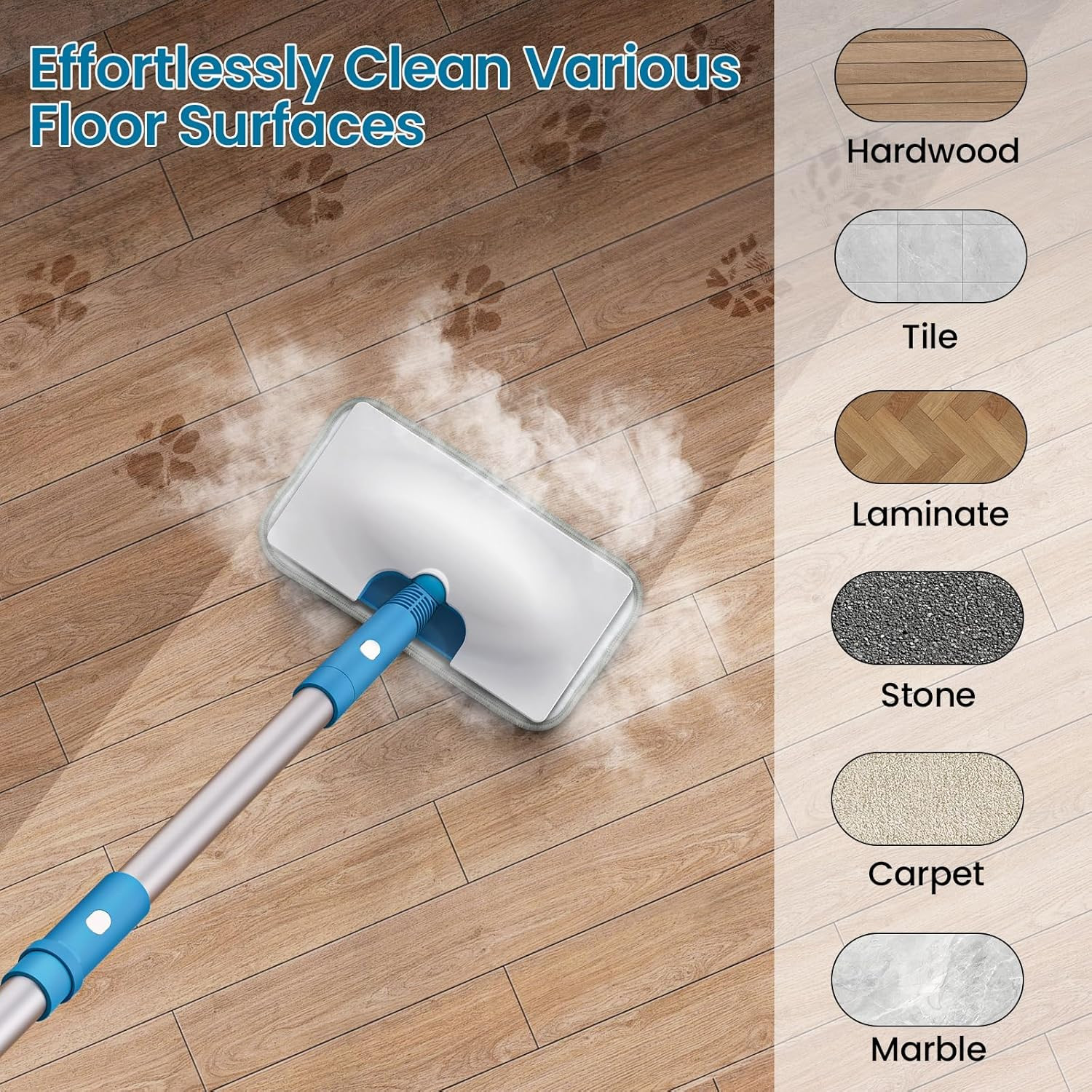 13-In-1 Steam Mop, Handheld Steam Cleaner for Home and Floor Cleaning, Floor Ste