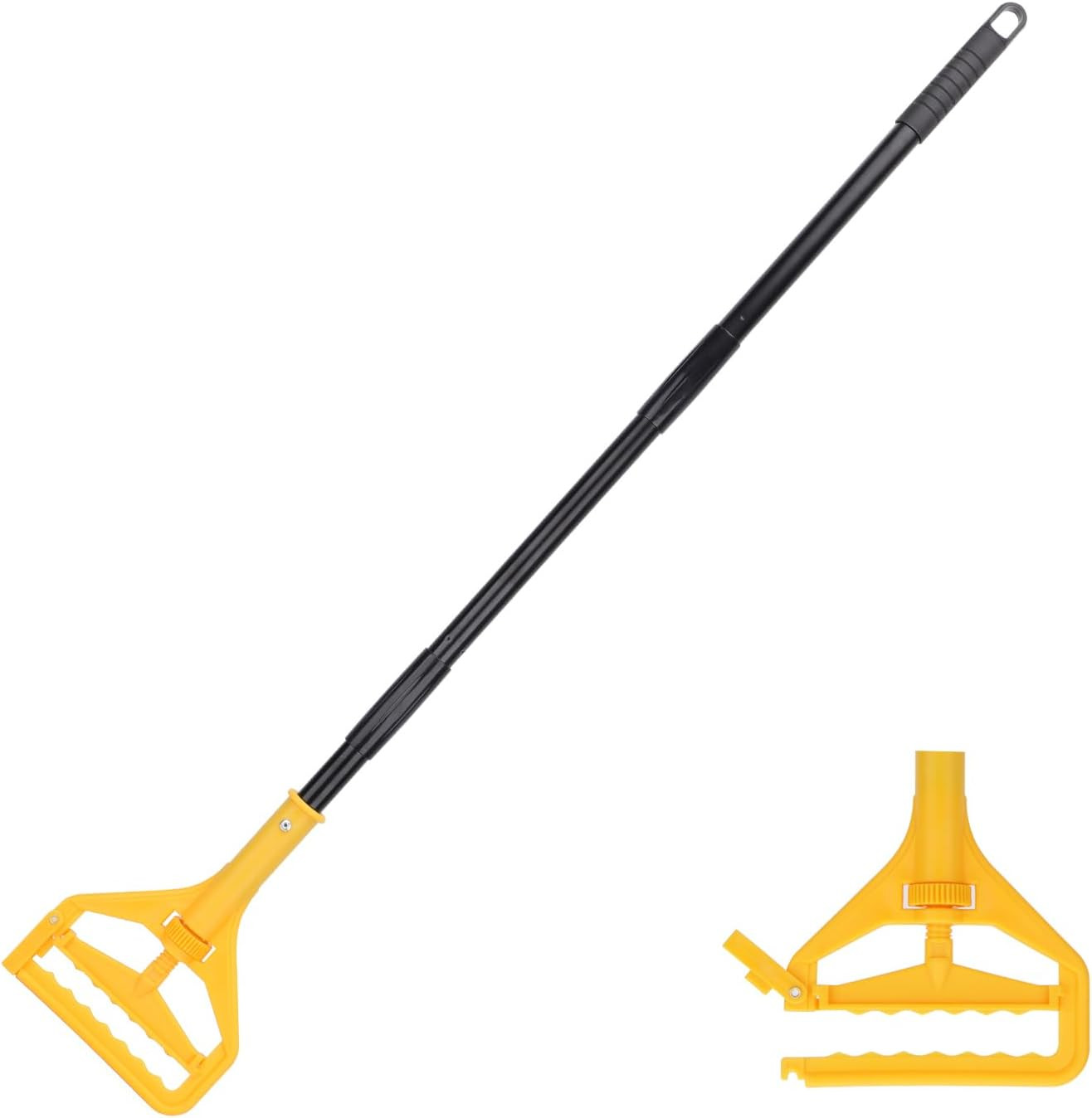 Mop Handle Commercial Heavy Duty – 57 Inch Industrial Metal Mop Stick