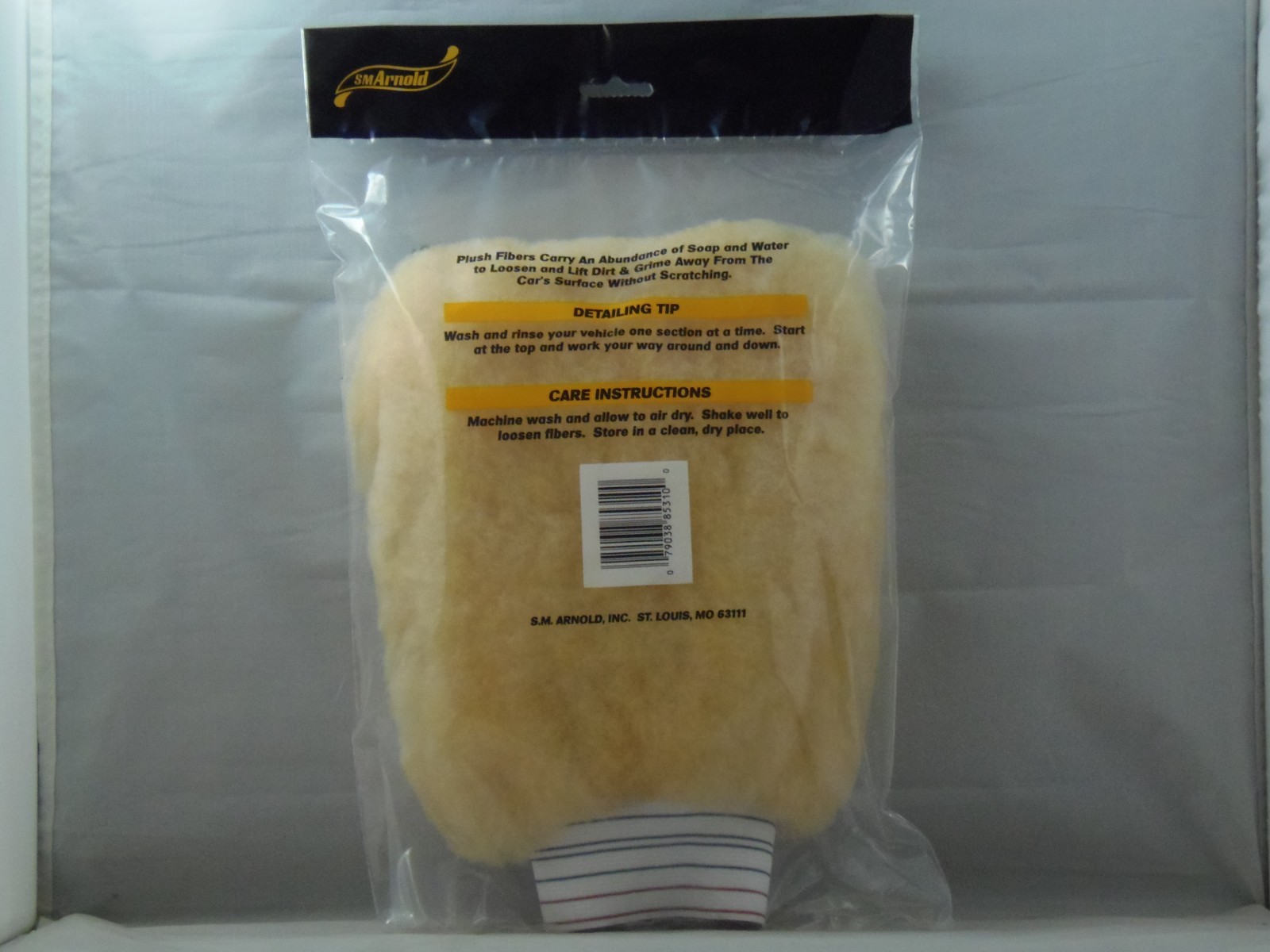 WASH MITT SM ARNOLD CUFFED 85-310 SYNTHETIC DETAIL PROFESSIONAL DURABLE