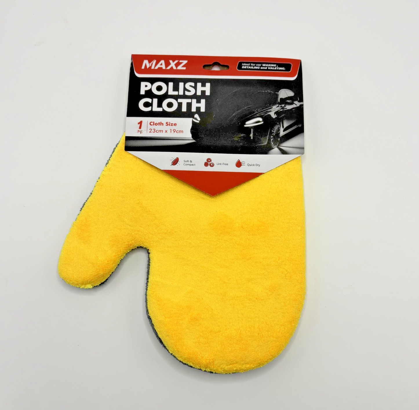 Car Care Microfiber Polish Cloth Mitt Quick Dry Detailing Glove