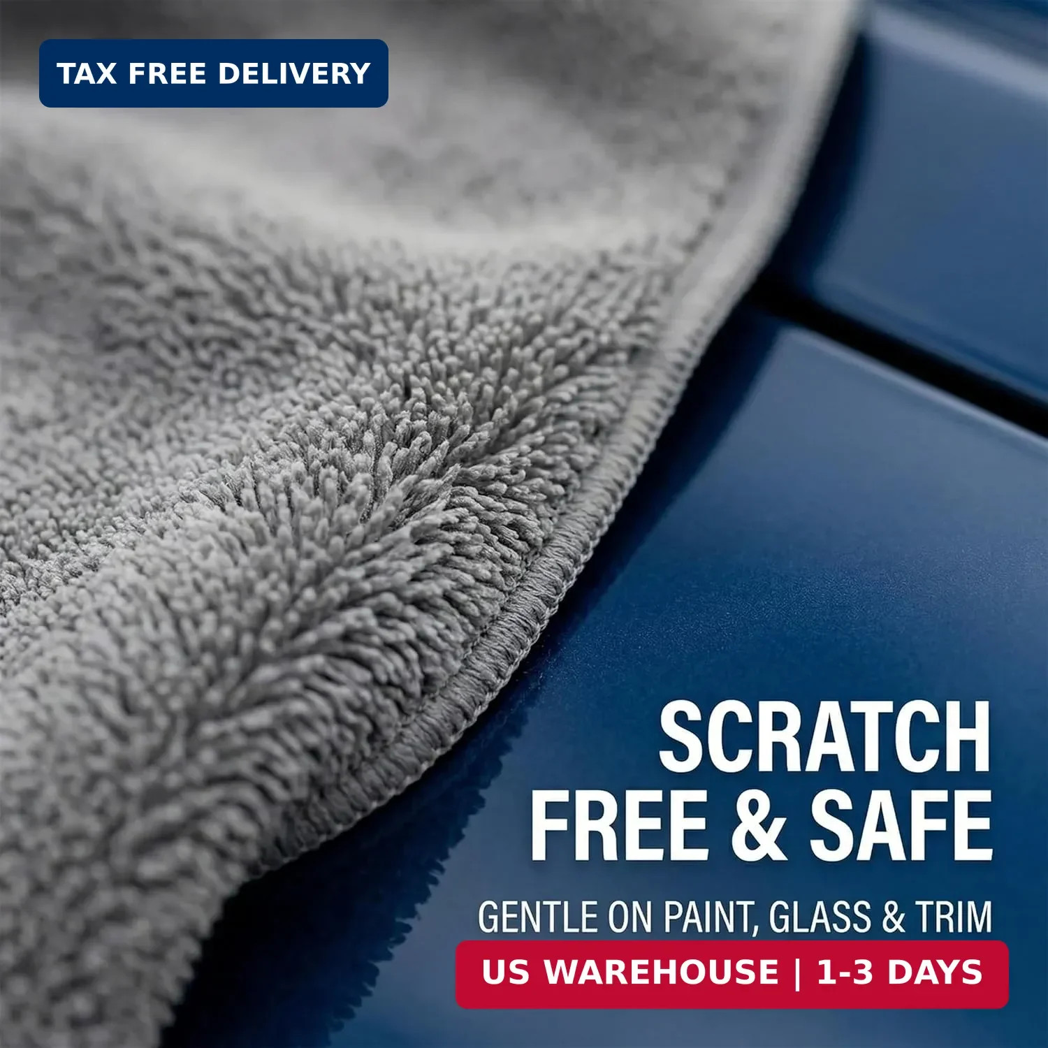 2 Pack Professional Large Microfiber Car Drying Towels (31″ x 24″), Microfiber T
