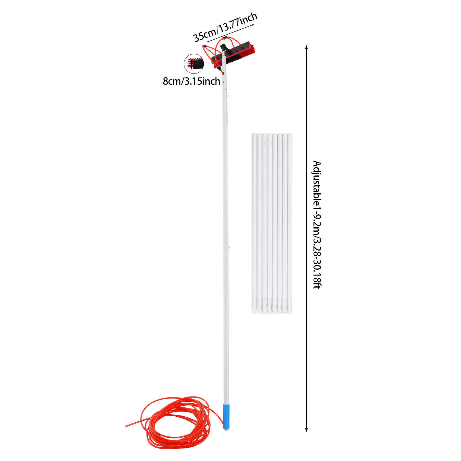 Cleaning Brush Kit for Solar Panel Window Cleaning Equipment Window Cleaning Kit