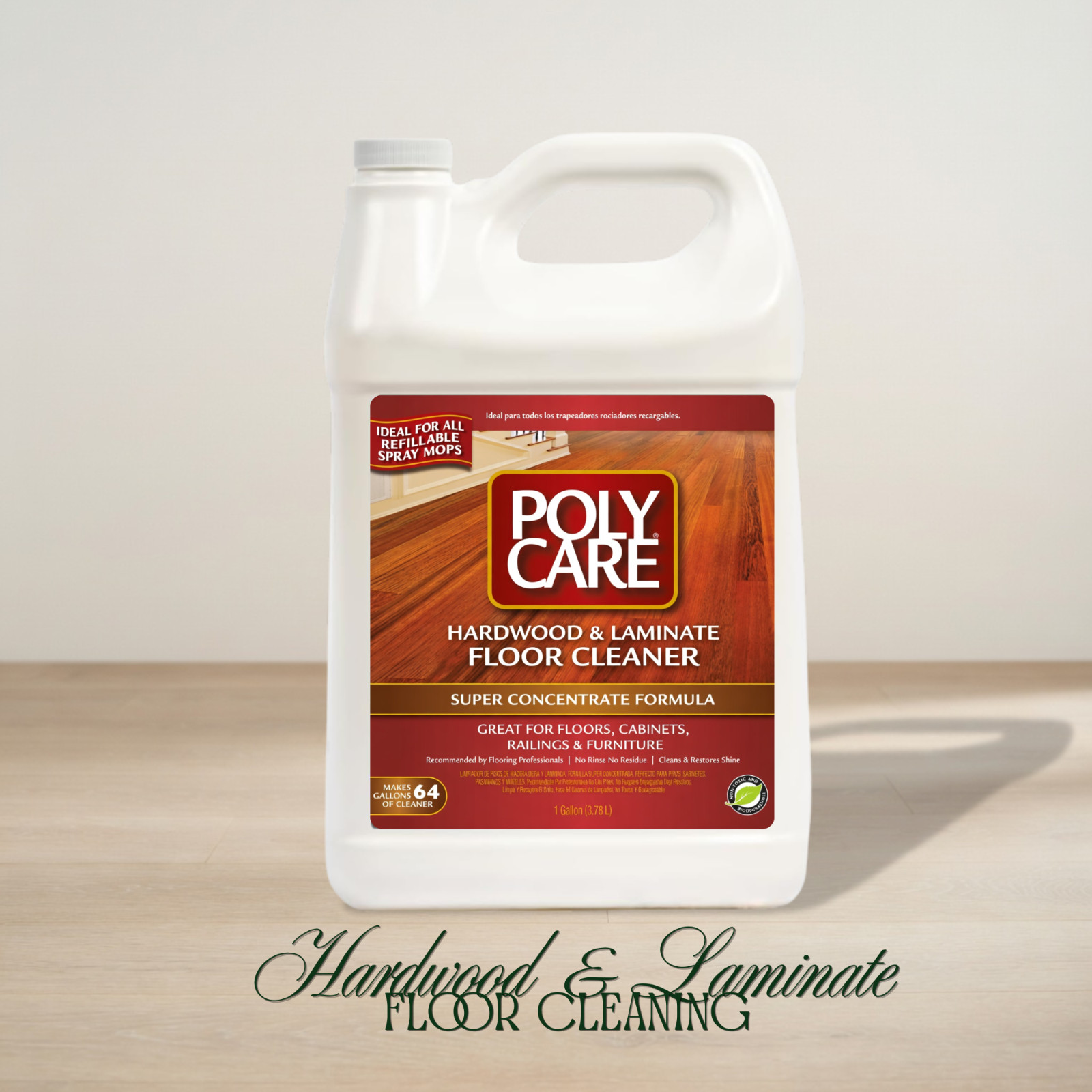 PolyCare 128 Oz HARDWOOD LAMINATE CONCENTRATE CLEANER