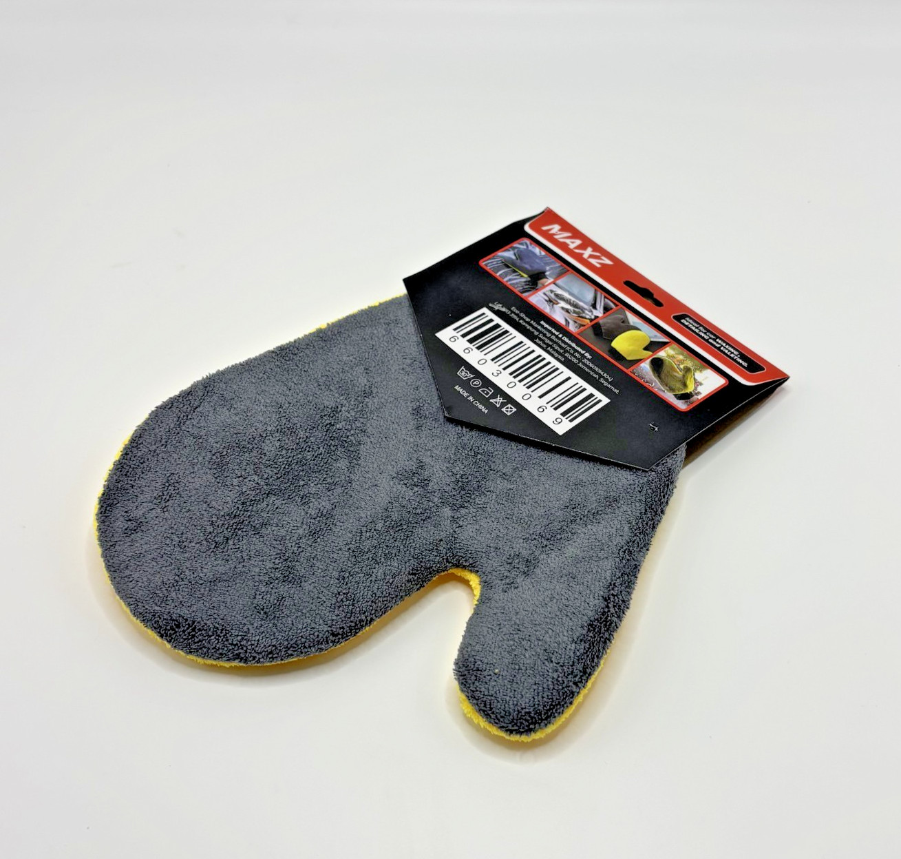 Car Care Microfiber Polish Cloth Mitt Quick Dry Detailing Glove