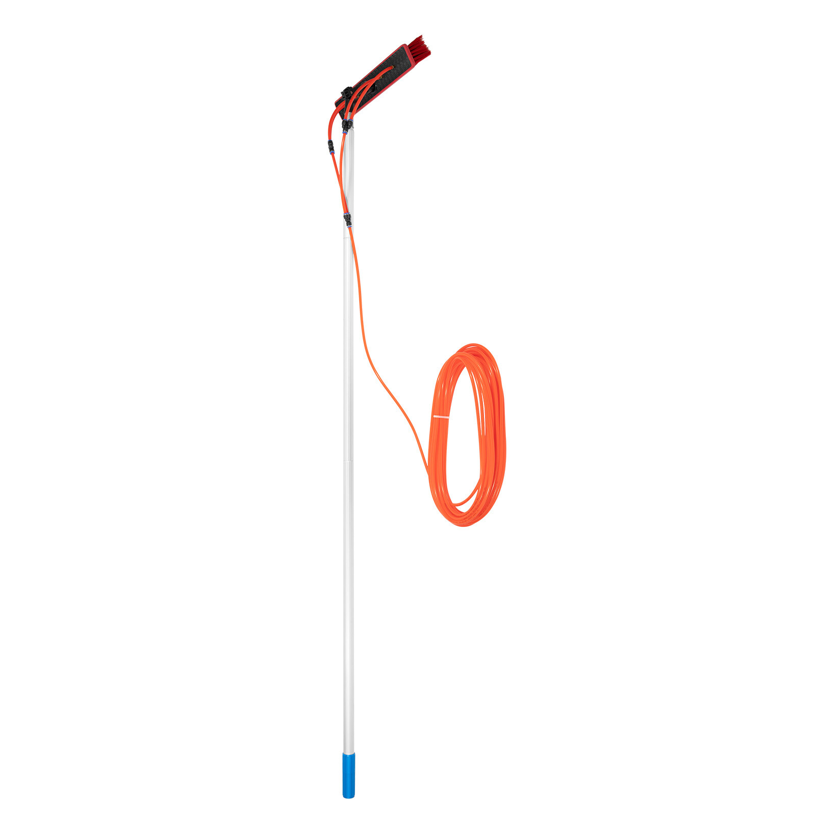 Window Solar Panel Cleaning Extendable Telescopic Pole Water Fed Brush Washer