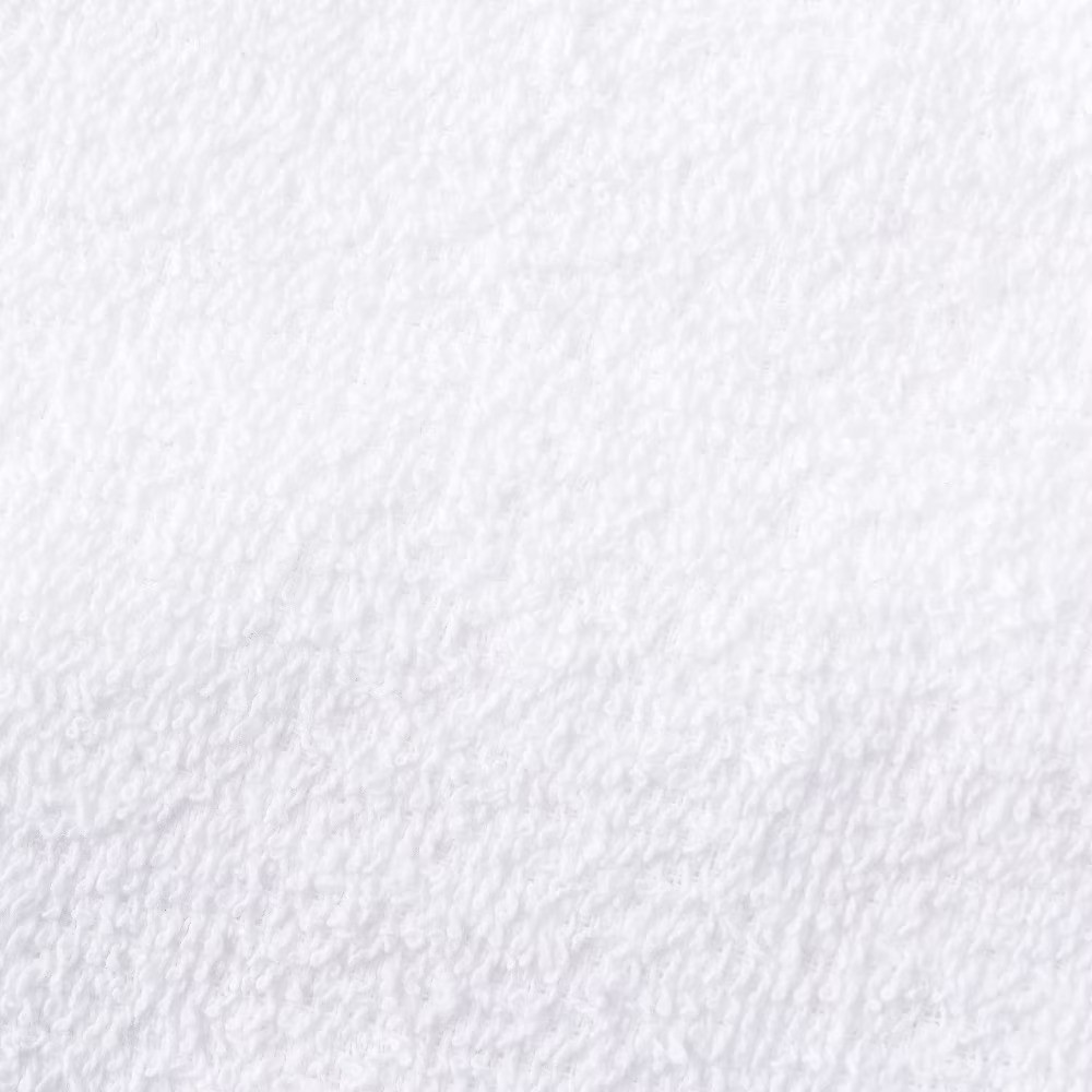 White Cotton Terry Towels 6-Pack Bath Hand Towels 14 x 17 Inches
