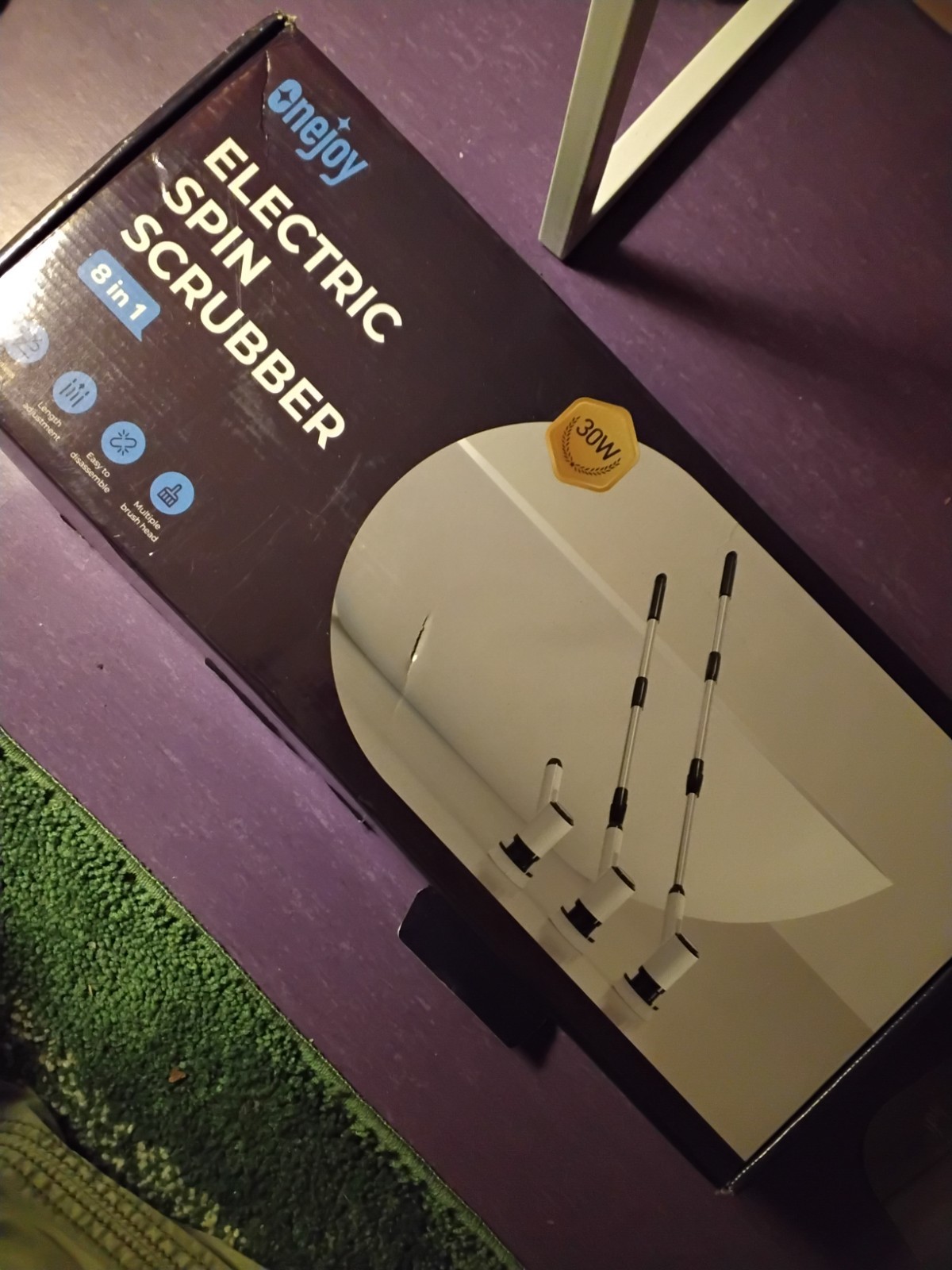 Onejoy Cordless 8 in 1 Electric Spin Scrubber Rechargeable