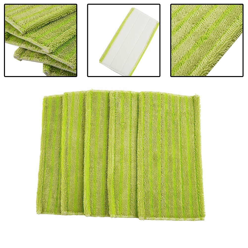 Microfiber Cloth Cloth 29*15cm 5 Pack 500 Times Dirt For Swiffer Wet Jet