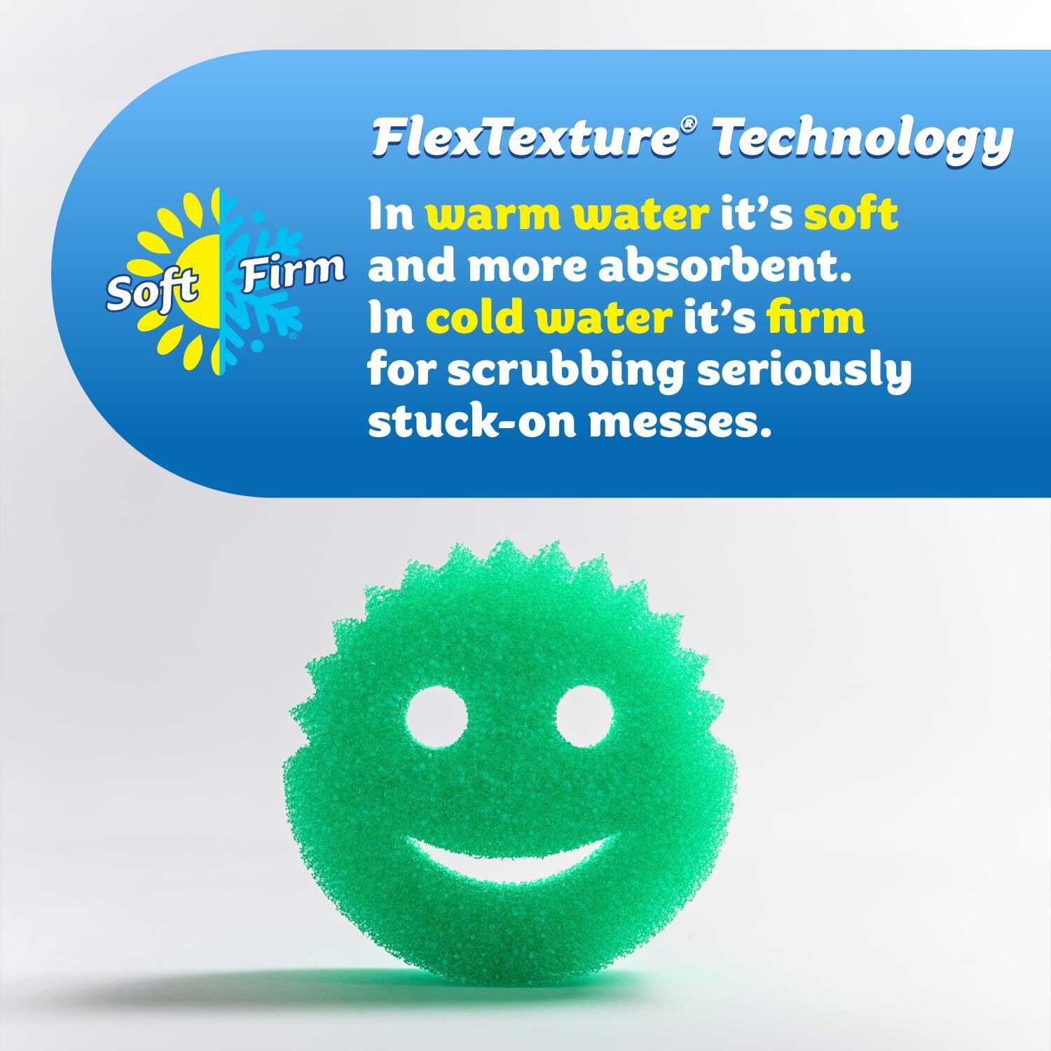 Scrub Daddy Variety Pack 3 Count Colors Flexible Non Scratch Sponges