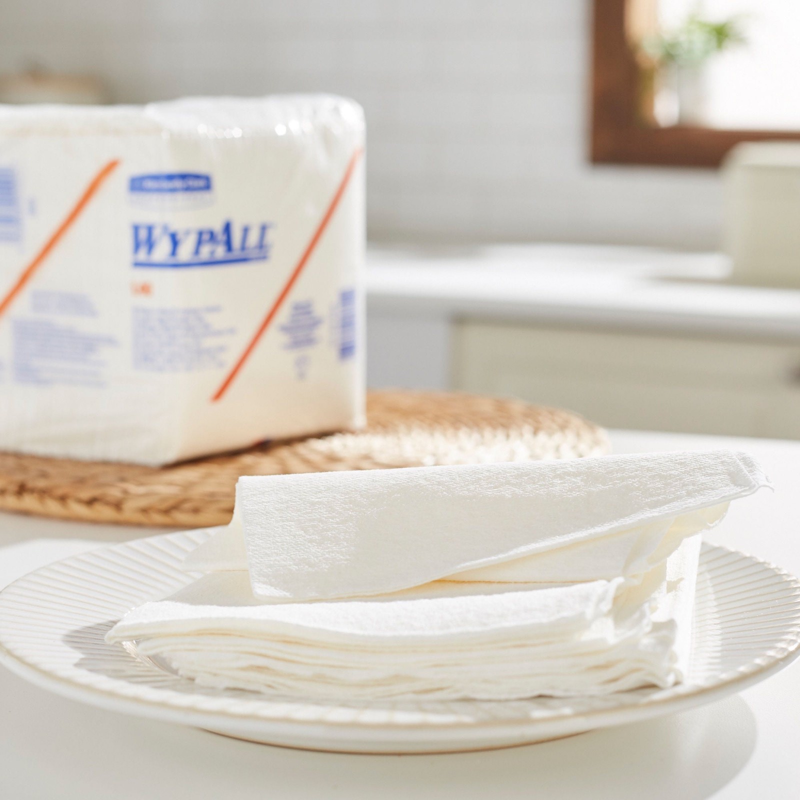 WypAll L40 Disposable Washcloth Task Wipes 12.5 X 13″ 05701 Pack of 56 Wipes