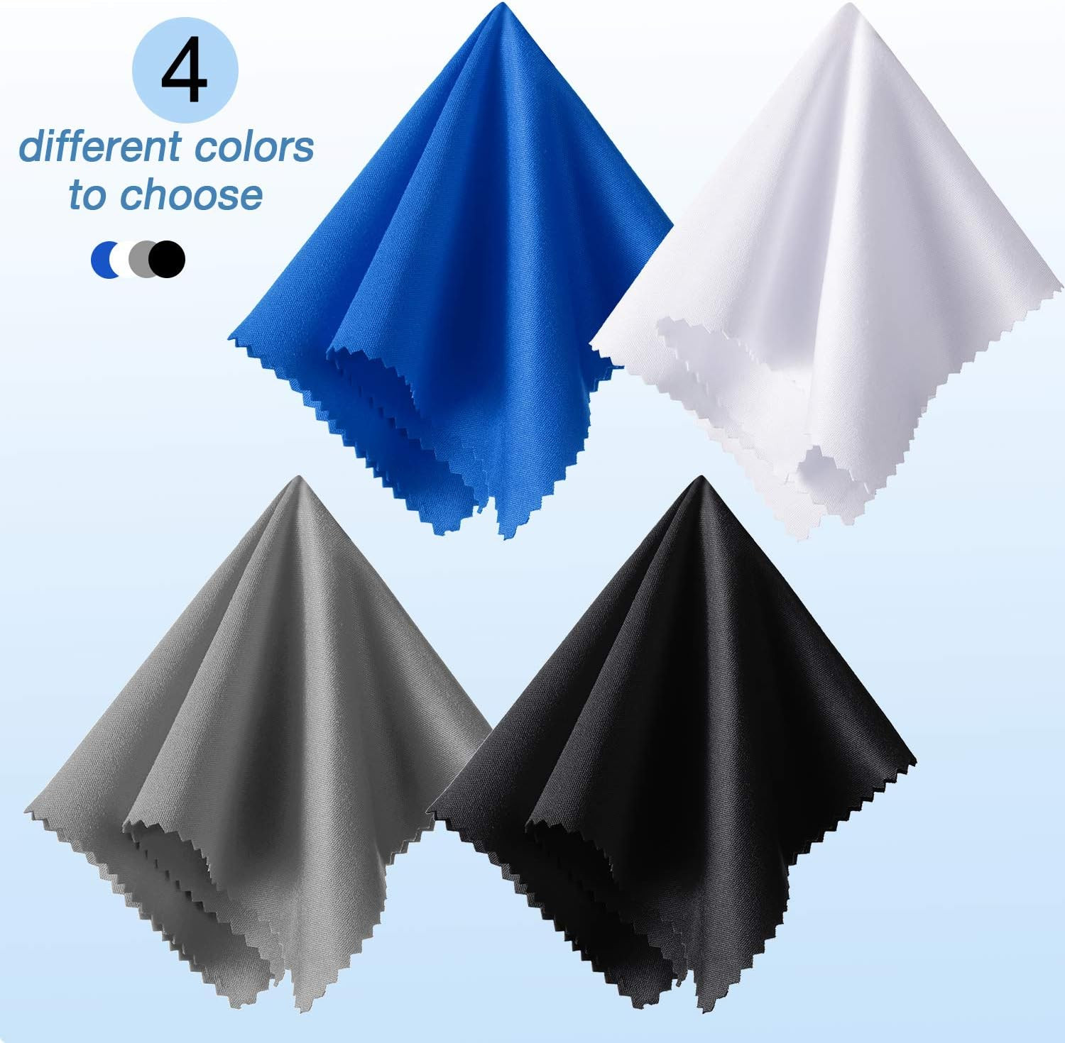 Frienda 12 Pack Large Microfiber Glass Cleaning Cloths 12 X 12 Inch Oversized Ey