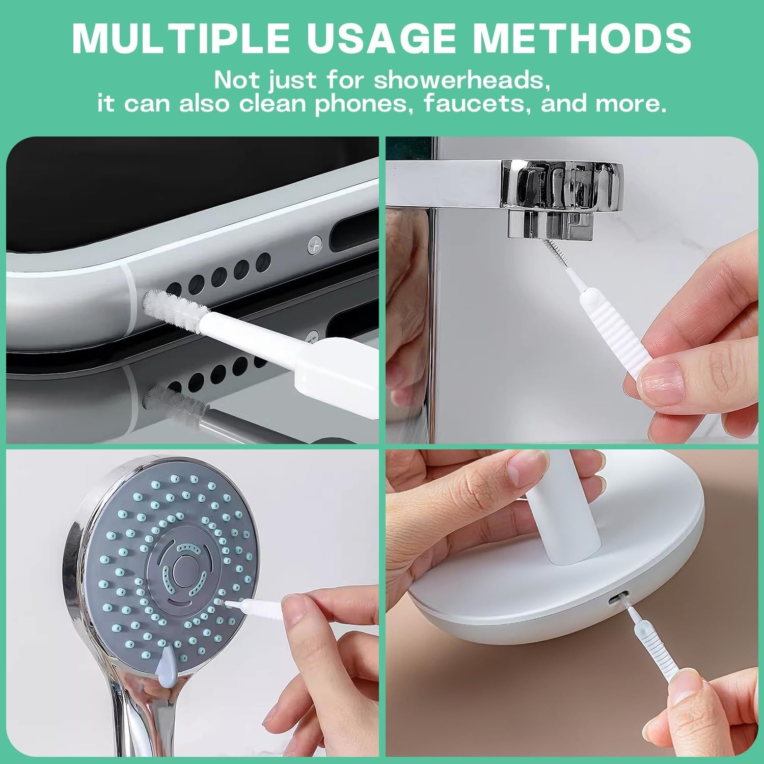 20PCS Shower Head Cleaning Brush,Tiny Brushes for Cleaning Shower Head,Gap Hole