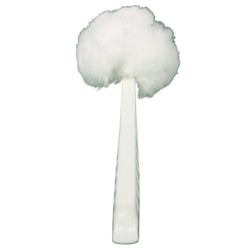 Impact Deluxe Toilet Bowl Mop, 10″ Handle, 4.5″ Mop Head, White, 25/Carton