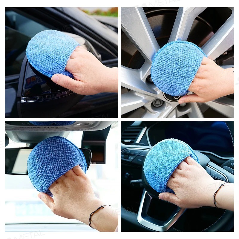 Car Detailing Applicator Pads Car Care Waxing Polishing Microfiber magic Sponges