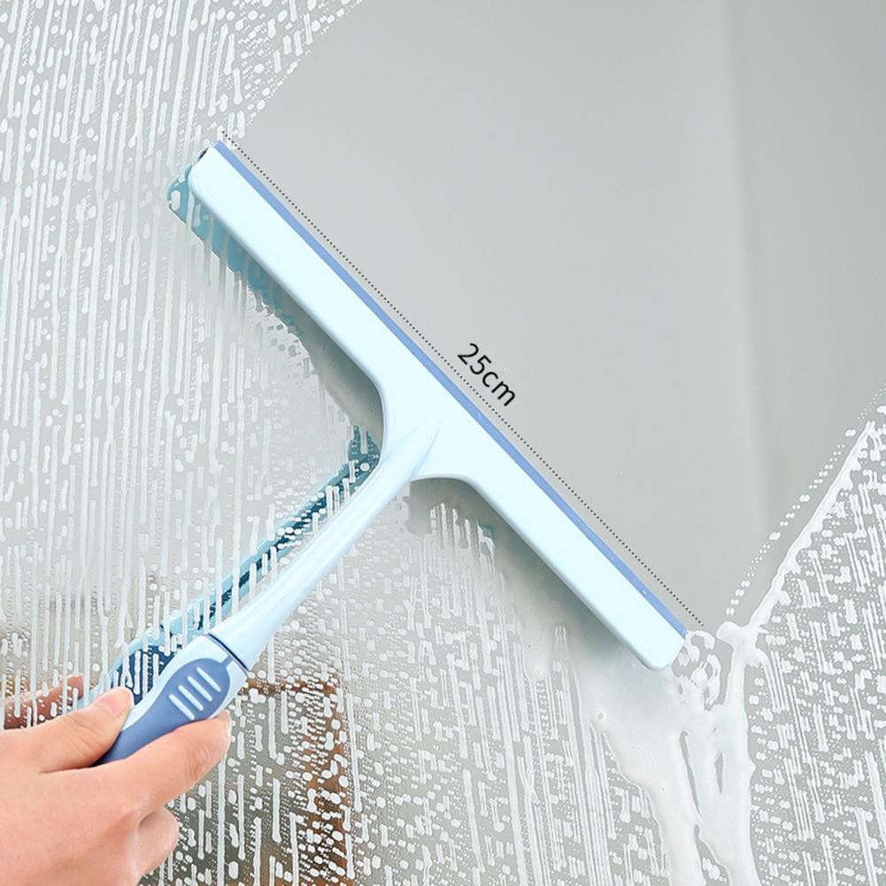25cm Glass Scraper Window Shower Squeegee Bathroom Silicone Wiper Cleaner ✅