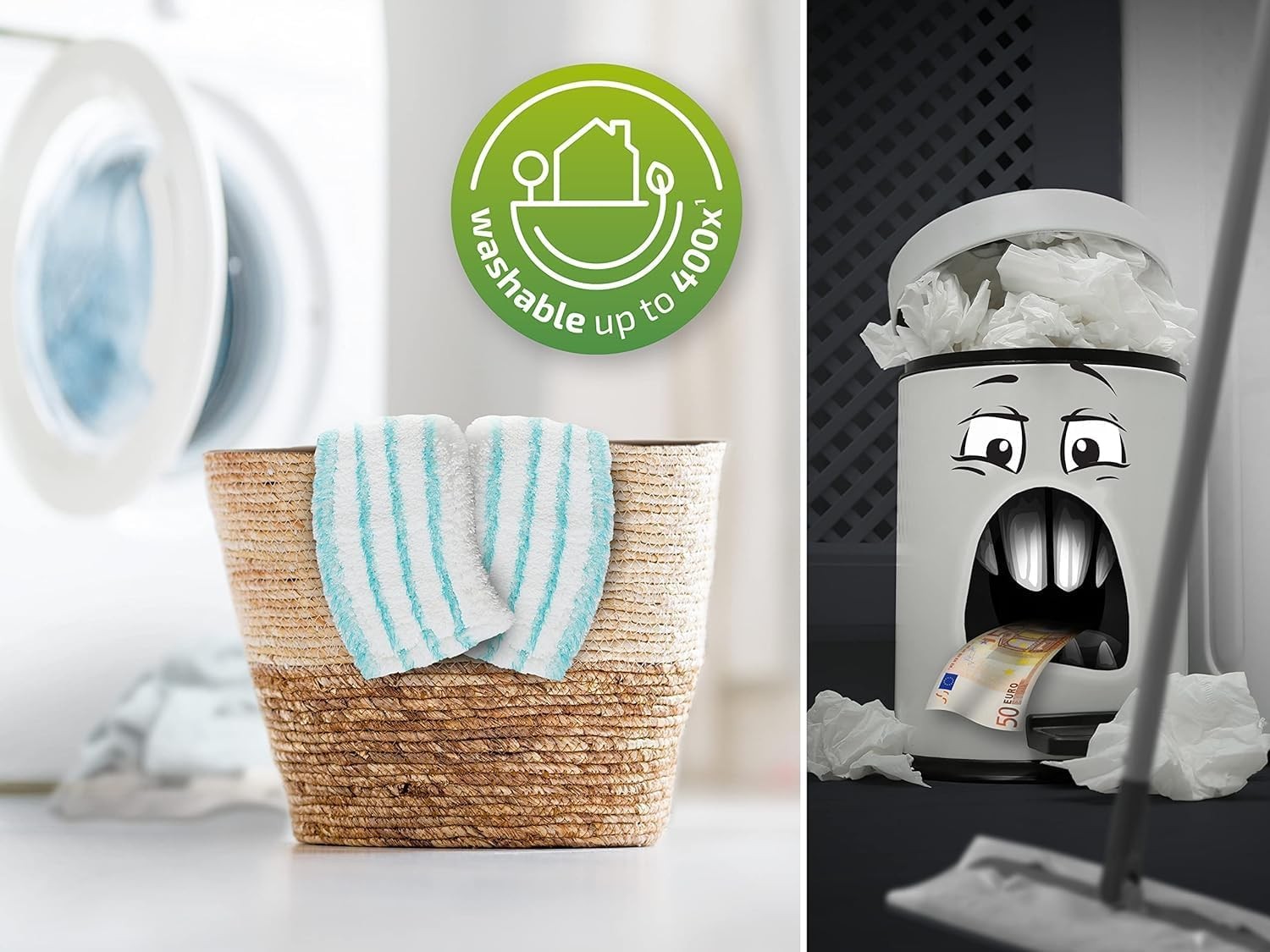 “Profi” Mop & Bucket Set W/ Rollers Turquoise