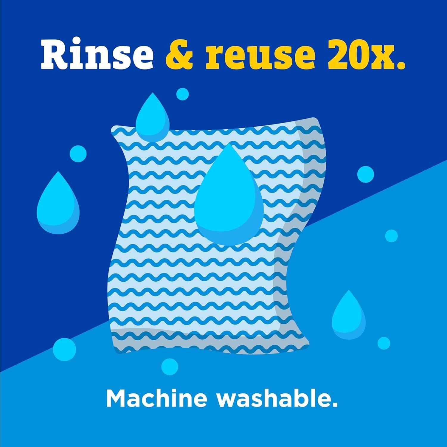 Handi Wipes Multi Use Reusable Cloths, 72 Count