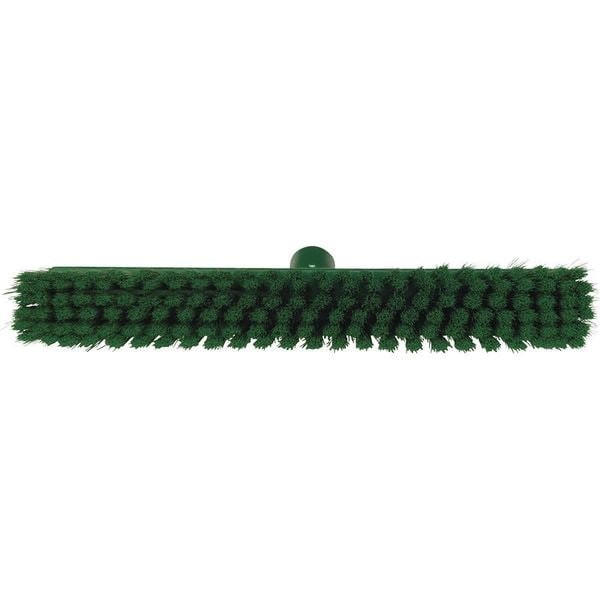 Vikan 31792 16 In Sweep Face Broom Head, Medium, Synthetic, Green