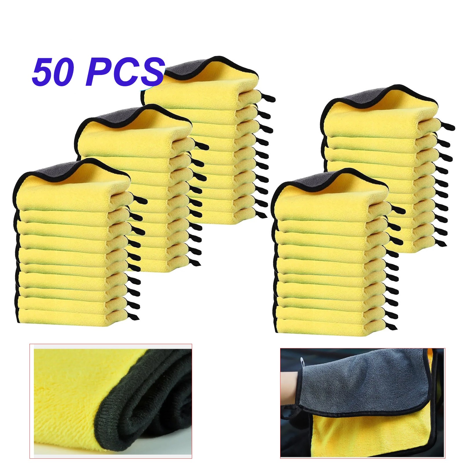 Car Wash Towel Drying Rag Car Polishing Detailing Microfiber Cleaning Cloth