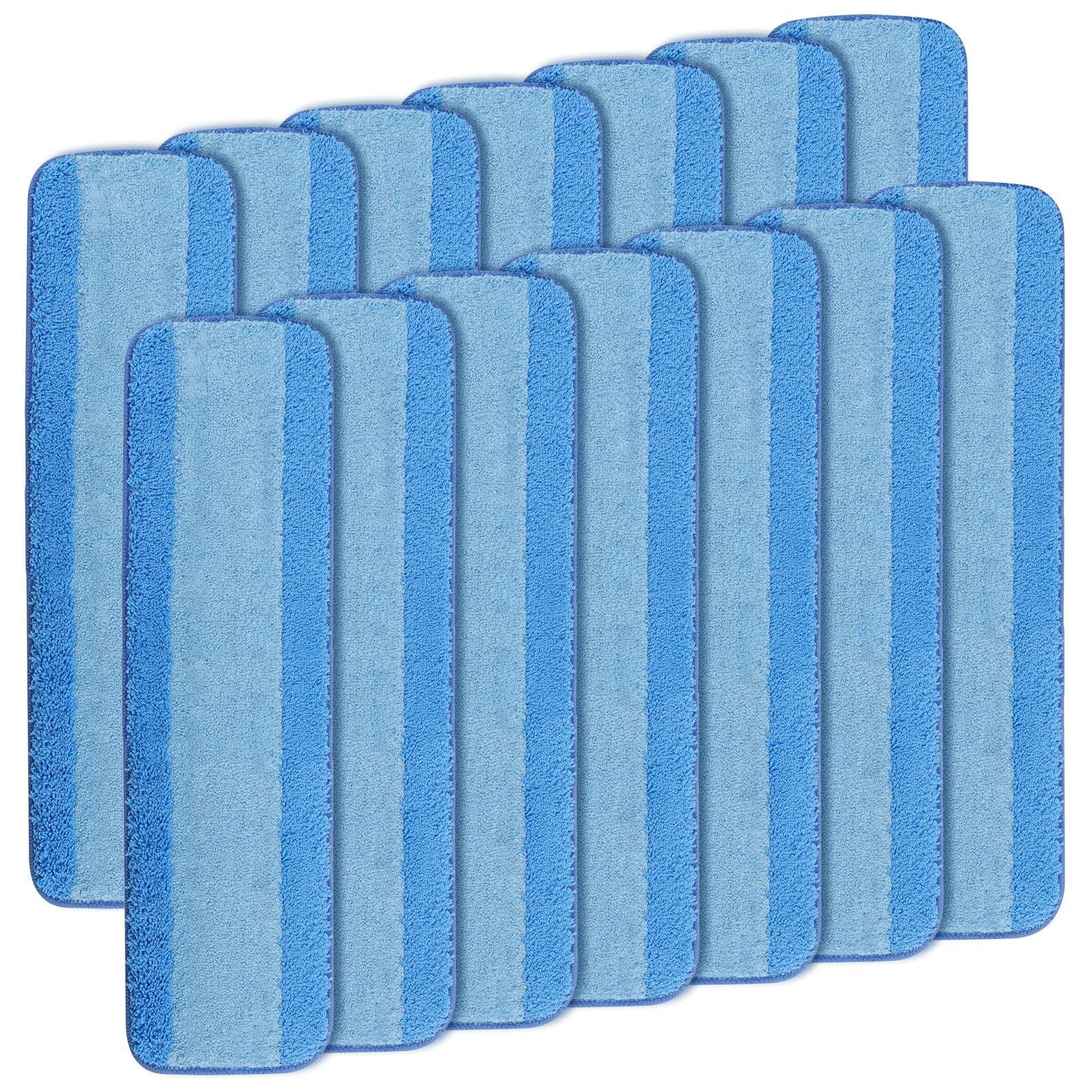 15 PCS 18 Inch Microfiber Cleaning Pads for Bona Mop, Reusable Mop Pad Refill…