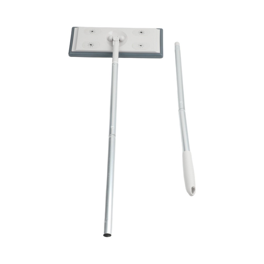 Superfine Fiber Dust Mop with 3-Section Aluminum Telescopic Handle 57 to 128 cm
