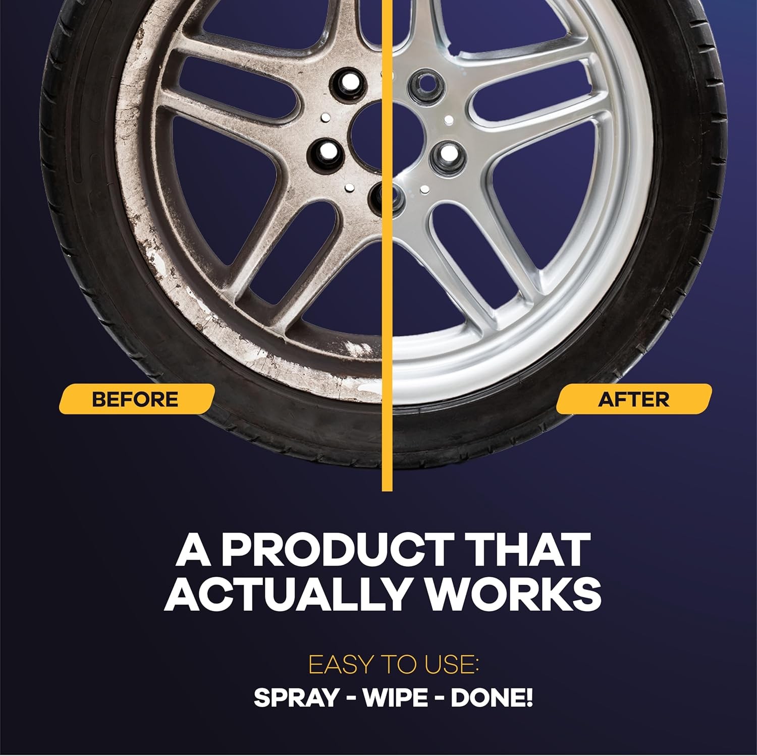Wheel Cleaner (1 Gallon) – Non Acid Rim – All 128 Fl Oz (Pack of 1)
