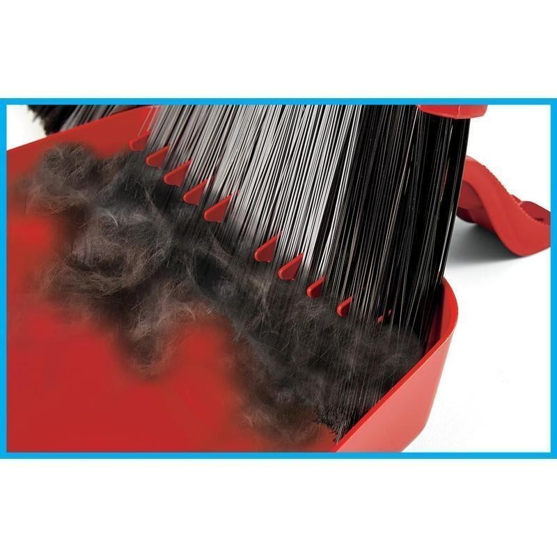 Pet Pro Power Corner Broom W/ Step On Dust Pan Anti-Static Hair Cleaning Tool US