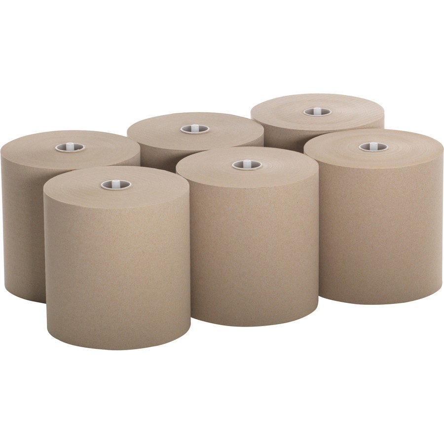 Georgia Pacific GEP26480 Sofpull Hardwound Roll Towel 1 Ply Brown 1000ft