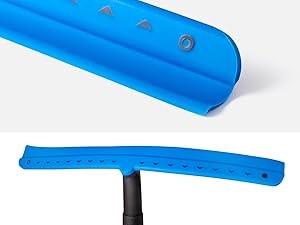 15 inch Blue Windshield Squeegees, All-Purpose Streak-Silicone Squeegee for