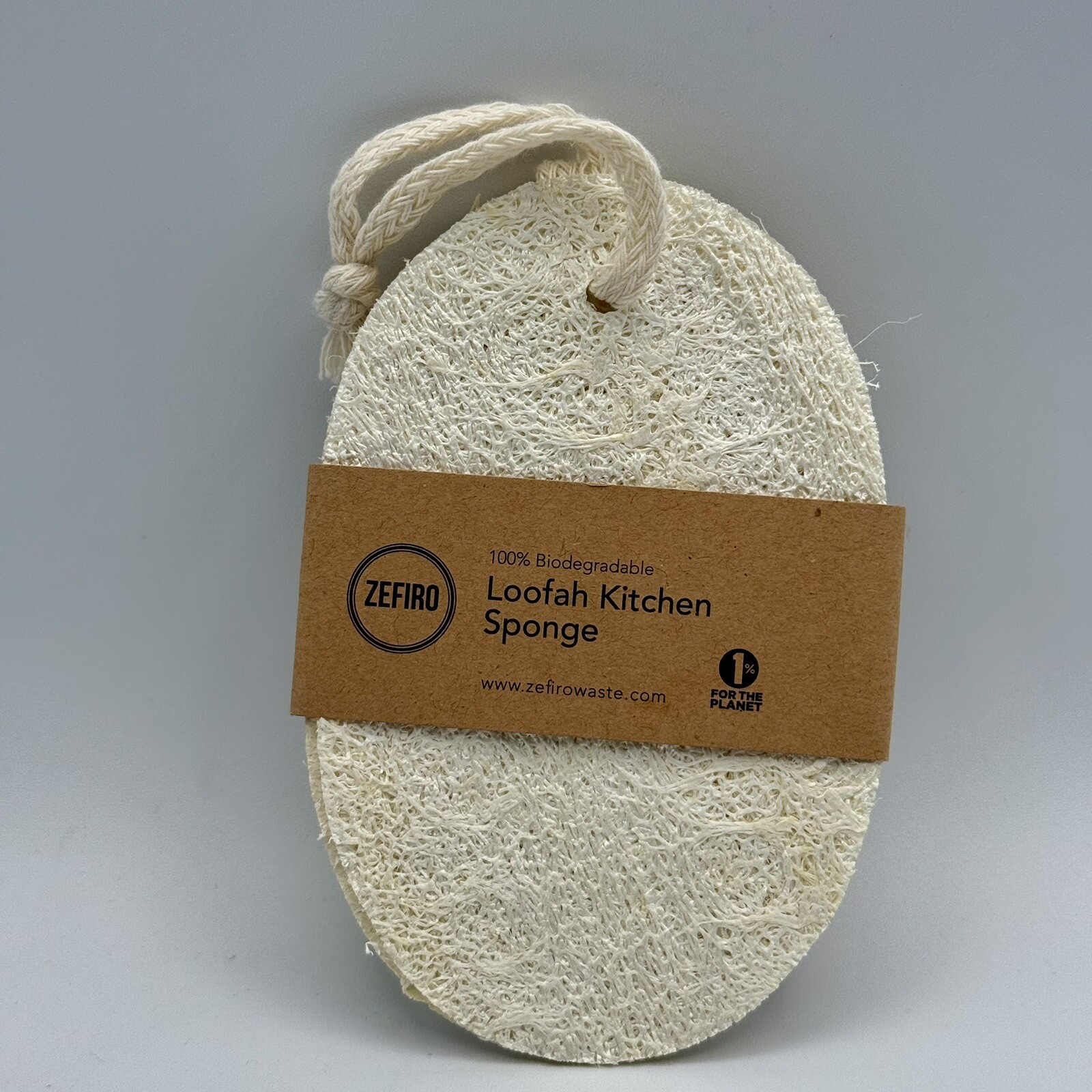 2 Eco-Friendly Natural Loofah Kitchen Sponges – Biodegradable Sponge