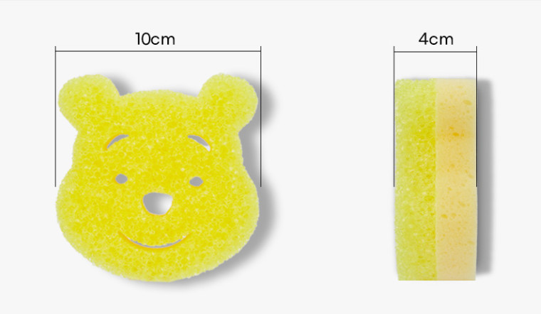 Scrub Daddy Limited Edition Winnie the Pooh Piglet & Tigger Cleaning Sponges
