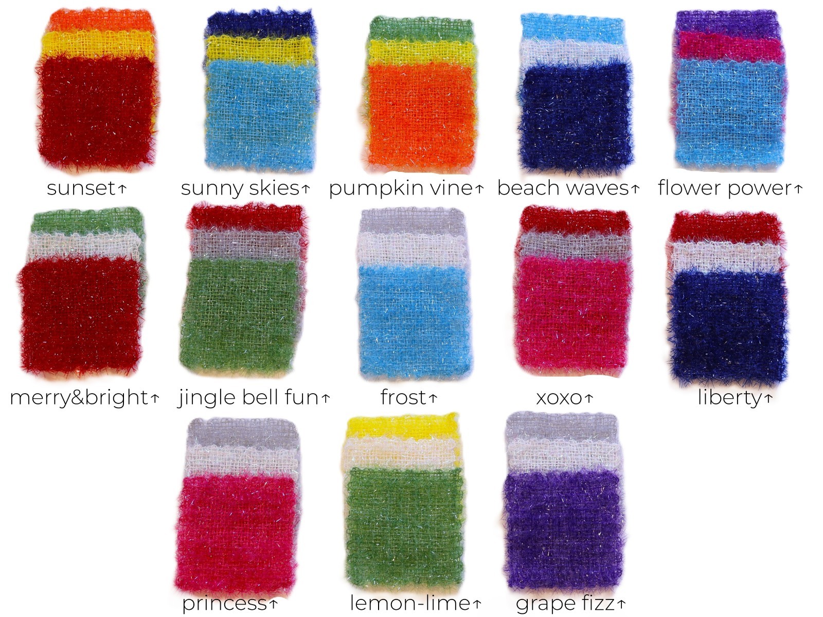 Kitchen Scrubbies Sparkling 3-Count Color Mix Dish Scrubbers