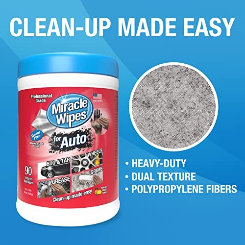 for Automotive, All Purpose Cleaning Wipes for Hands, 90 Count (Pack of 1)