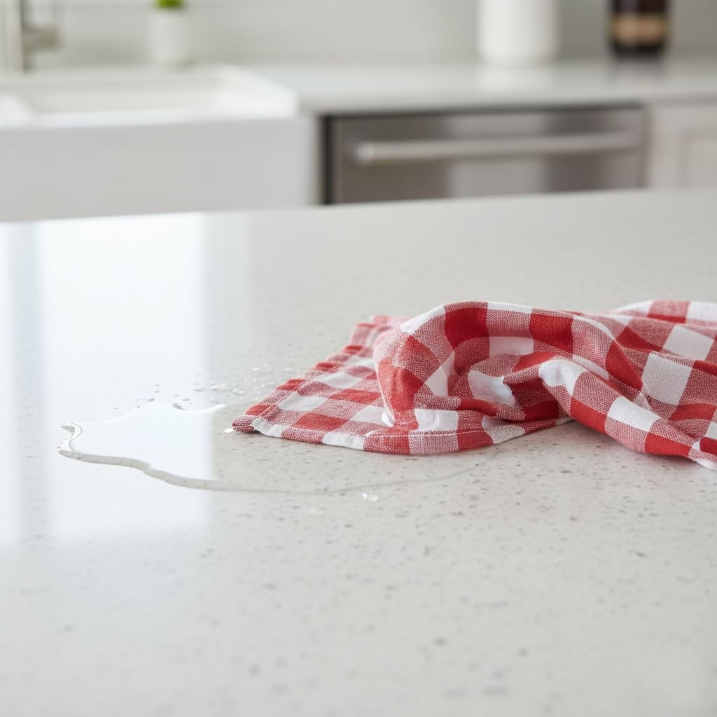 6 Pack Kitchen Towels Buffalo Checks Rust 20×30 Inch 100 Cotton Absorbent