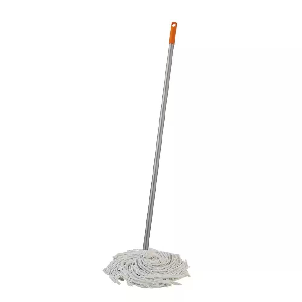 OdoBan 3.75 in.Cotton Wet Mop, 12 qt. Bucket with Wringer and 1 Gal. Eucalyptus