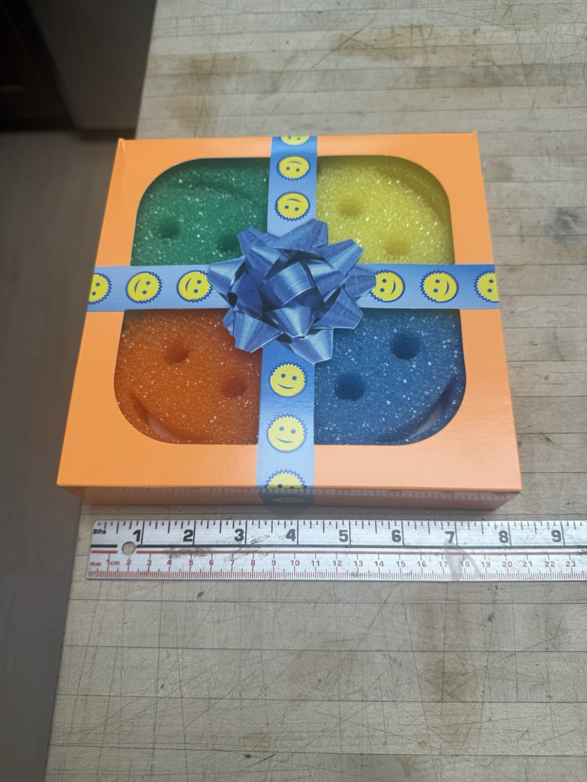 Scrub Daddy 4 Pack Scratch-Free Sponges for Dishes & Home Multi Color Variety!