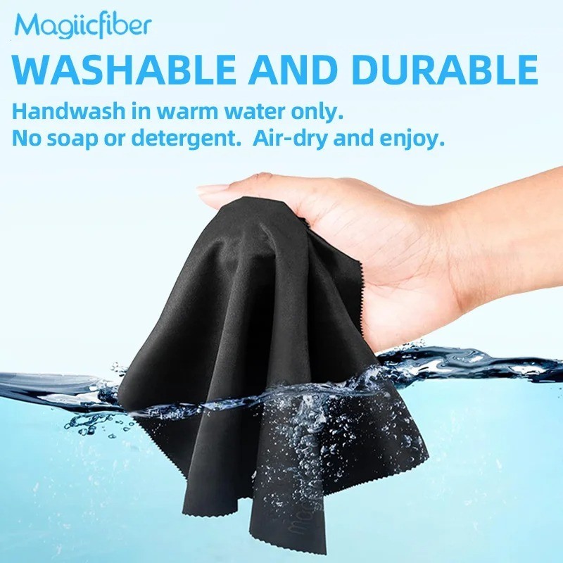 MagiicFiber Microfiber Cleaning Cloths, High Density Non-Streaking Wipes, Soft a