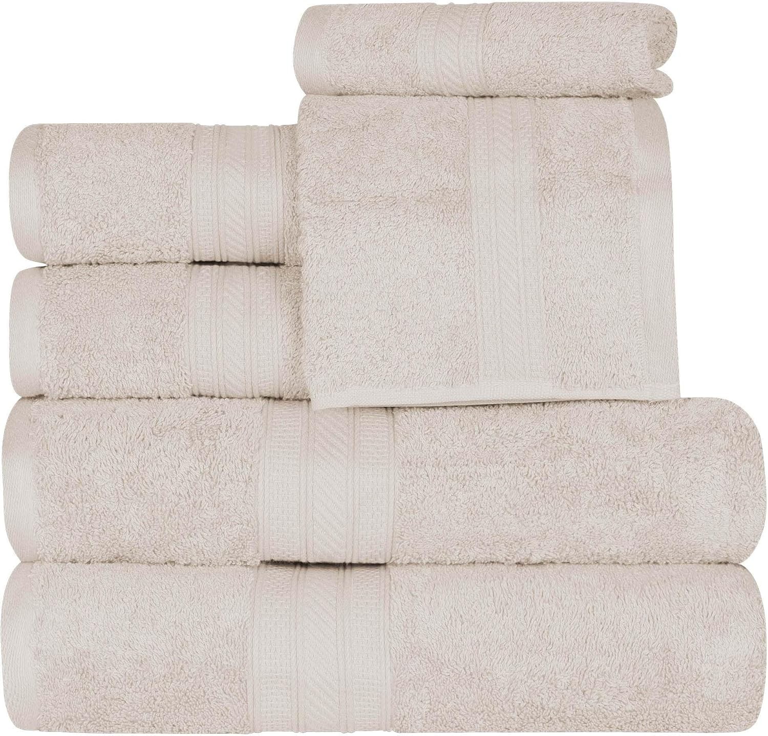 Superior 700 GSM Long Staple 100% Combed Cotton, Durable, Plush and Absorbent