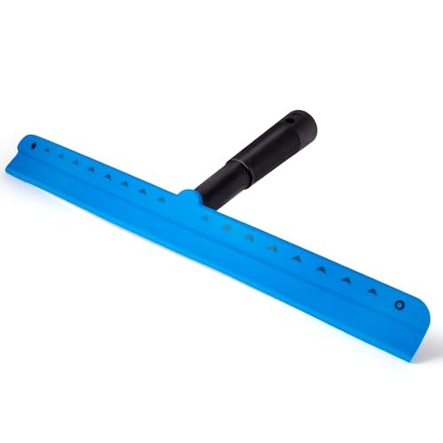 15 inch Blue Windshield Squeegees, All-Purpose Streak-Free Silicone Squeegee