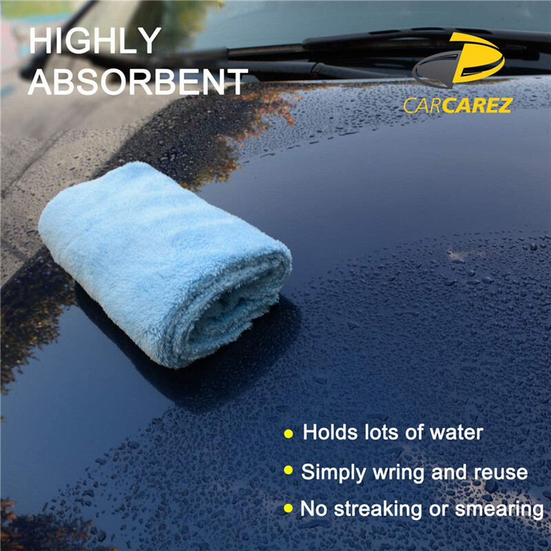 6 Pc Premium Plush Microfiber Towel Professional Car Wash Drying Cleaning 16×16″