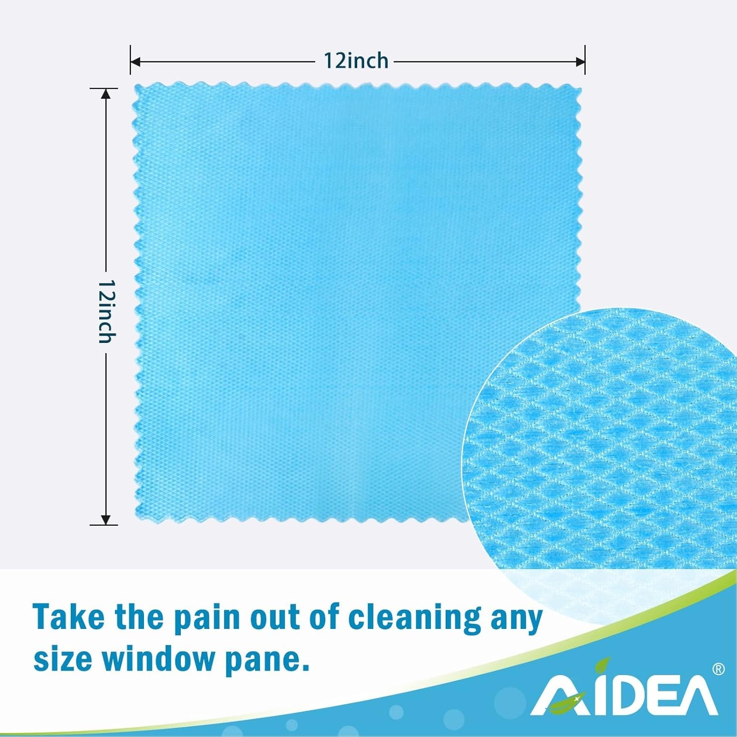 Microfiber Glass Cleaning Cloth 8PK Premium Microfiber Glass & Window Cleaner