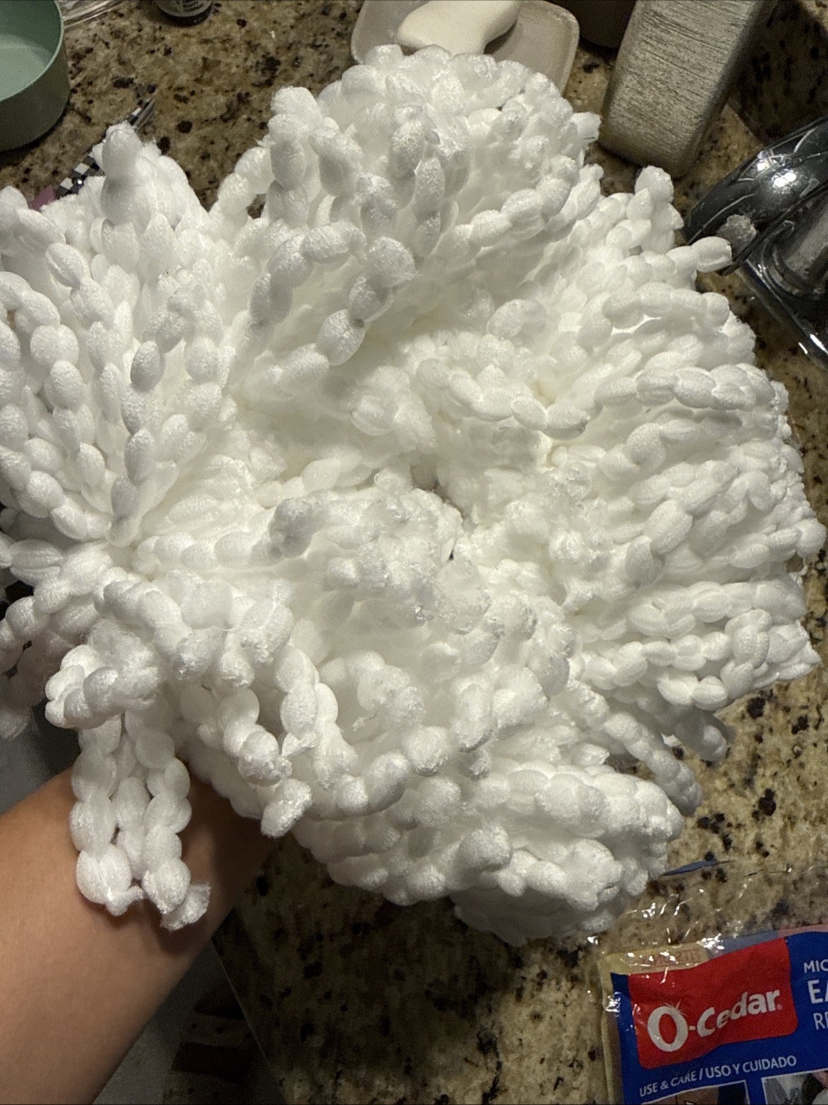 O-Cedar Microfiber EasyWring Mop Refill, 1 Count – New Open Box