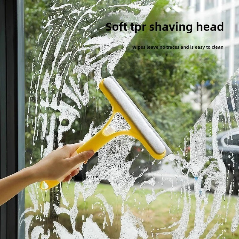 3-in-1 Silicone Shower Squeegee Spray Window Wiper Mirror Glass Cleaner Tool Pro