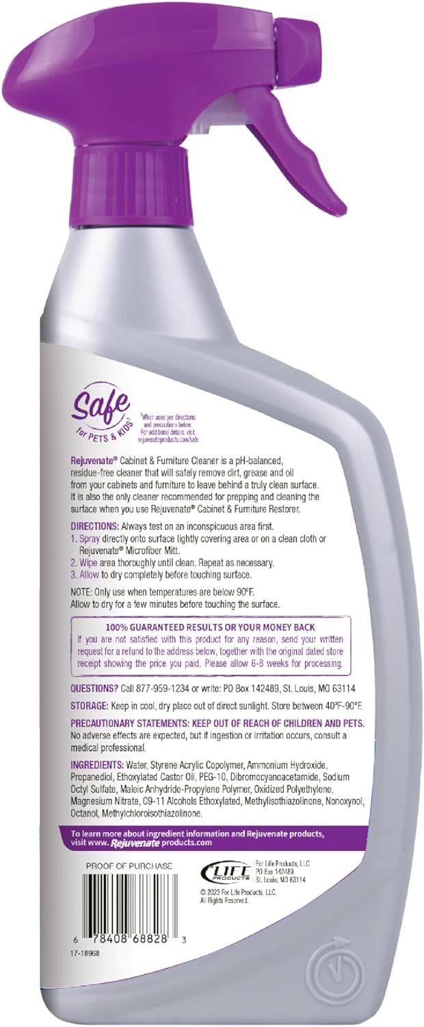Residue-Free Cabinet & Furniture Cleaner w/ pH Balanced Formula (24oz)