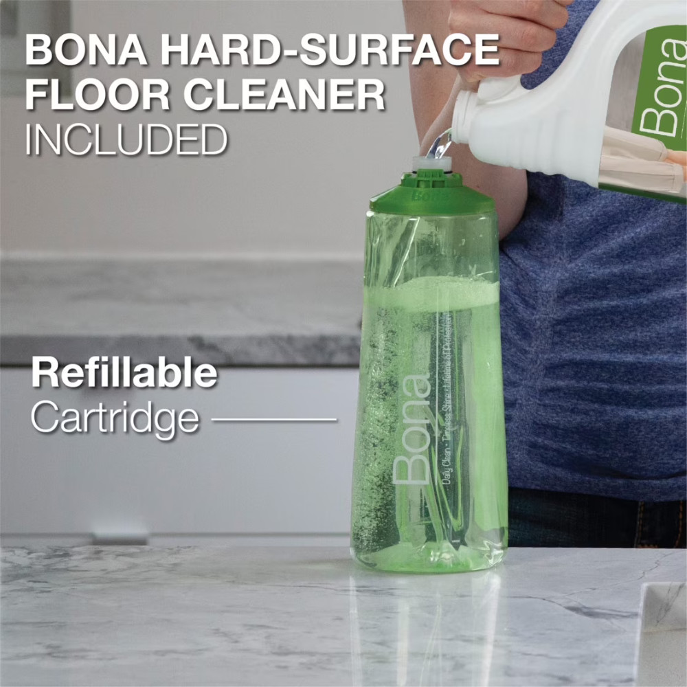 Bona Premium Spray Mop for Stone Tile Laminate Floor, Hard Surface Cleaning Kit