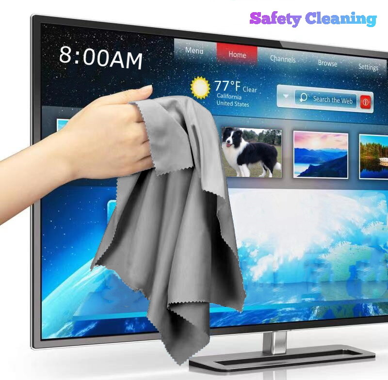 Oversized Microfiber Cleaning Cloth 50×50 CM for TV Screens Lens Phone